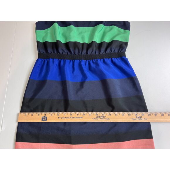Ann Taylor LOFT Women's Sleeveless Dress Multicolor Stripe Size S - Picture 8 of 11